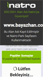 Mobile Screenshot of bayazhan.com